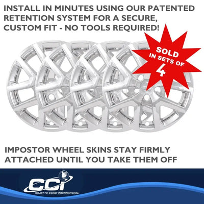 IWCIMP486X Coast2Coast WS 22-23 Equinox Chrome 17’’ 5 V Spoke - Wheel Skin