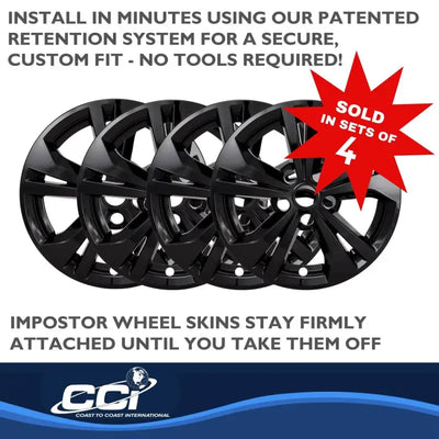 IWCIMP487BLK Coast2Coast WS 20-23 Sentra Gloss Black 16" 5 Directional Spoke, stylish design, high-quality construction, easy installation, enhance your vehicle's look and performance, Wheel and Tire Accessories,AVADA - Best Sellers,Must Haves