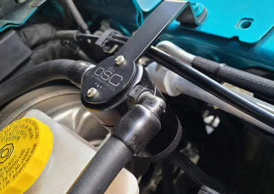J&L 20-21 Jeep Gladiator 2.0L (Excl Hybrid Models) Driver Side Oil Separator 3.0 - Black Anodized - Truck & Automotive