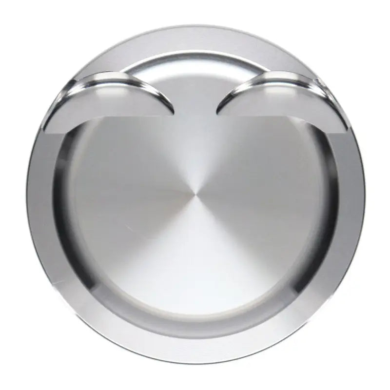 Shiny metal piston head from JE Pistons VW 2.0T TSI set with 23mm pin and 83mm bore