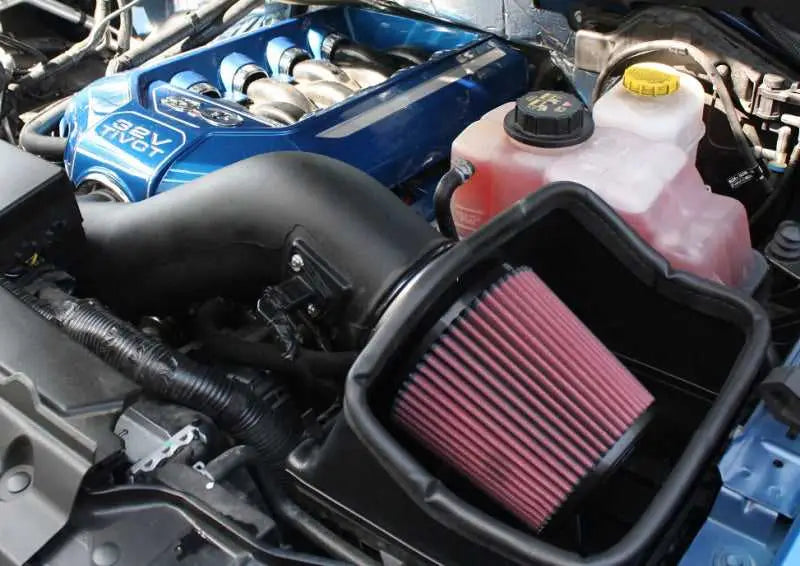 JLT JLT 11-14 Ford F-150 5.0L Black Textured Cold Air Intake Kit w/Red Filter - Tune Req