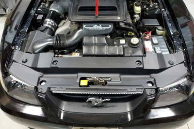 JLT 99-04 Ford Mustang Black Textured Radiator Support Cover - RV and Auto Parts