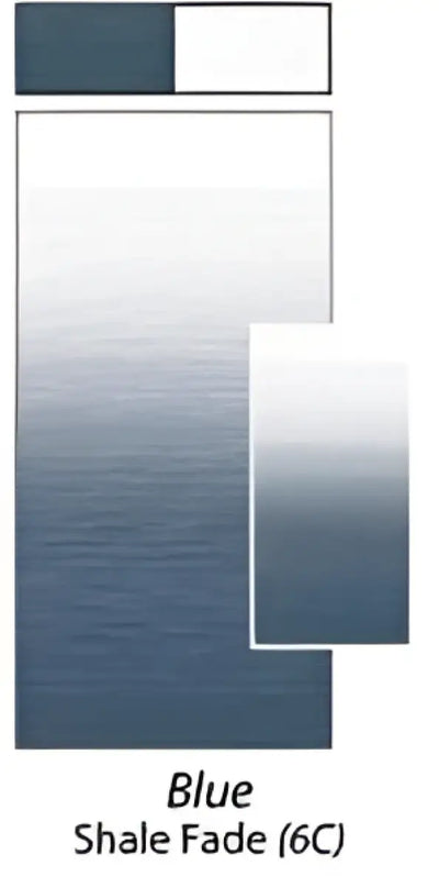 Carefree/Co. JU166C00 Vinyl Awning Fabric Ocean Blue Shale Fade 16' 80166C00 for Awning Fabric