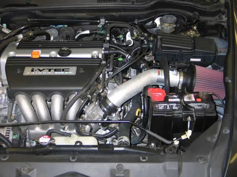 K&N 05-07 Honda Accord L4-2.4L Silver Typhoon Short Ram Intake 