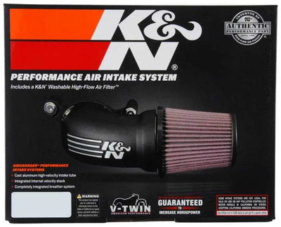 K&N 08-17 Harley Davidson Touring Models Performance Air Intake System 