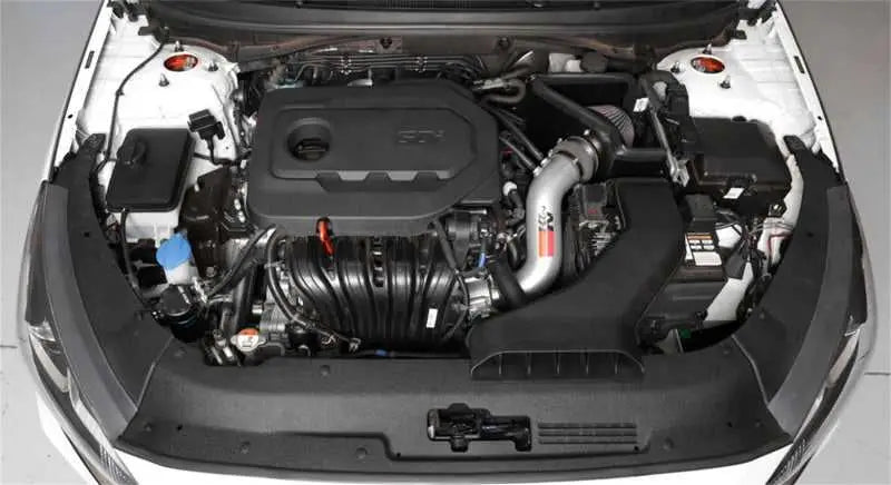 K&N 15-18 Hyundai Sonata L4-2.4L F/I Silver Typhoon Short Ram Intake 
