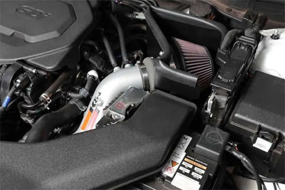 K&N 15-18 Hyundai Sonata L4-2.4L F/I Silver Typhoon Short Ram Intake 