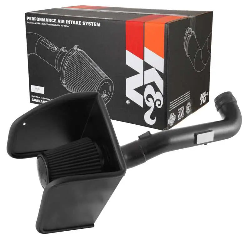 K&N 17-18 Chevrolet Colorado 3.6L V6 Black Performance Intake Kit 