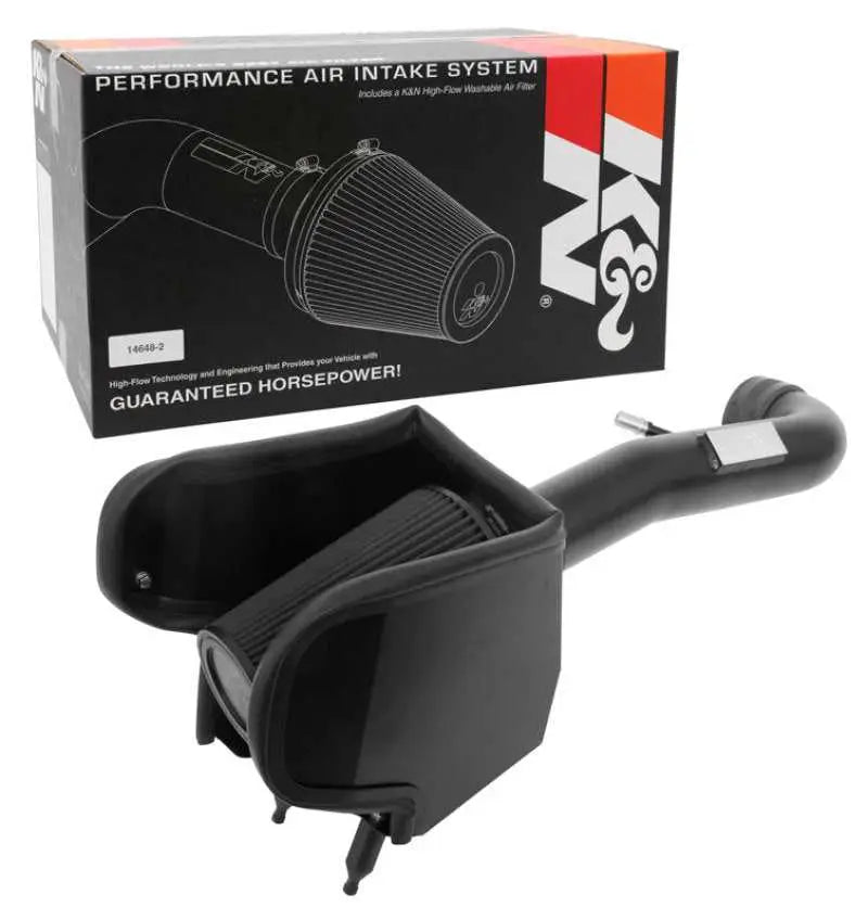 K&N 2018 Jeep Wrangler JL V6-3.6L F/I Blackhawk Performance Intake Kit 