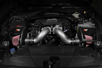 K&N 2024 + Ford Mustang V8 5.0L Typhoon Performance Air Intake System - Systems
