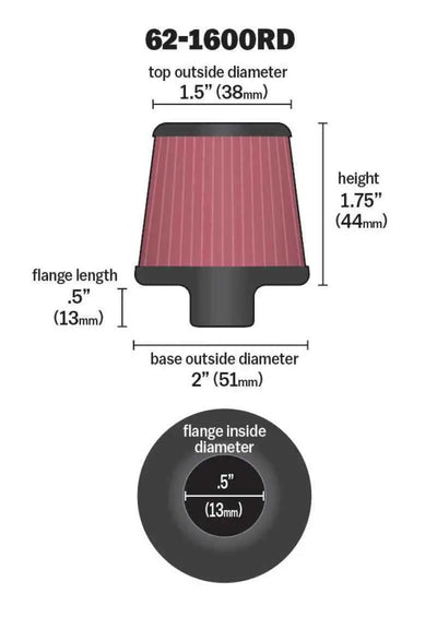 K&N Engineering 62-1600RD