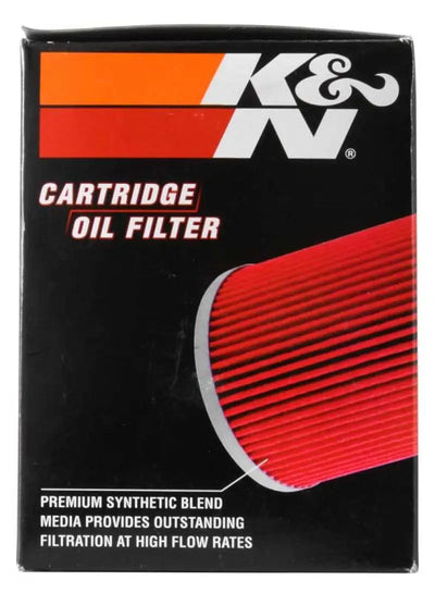 K&N cartridge oil filter.