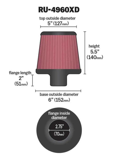 K&N Engineering RU-4960XD