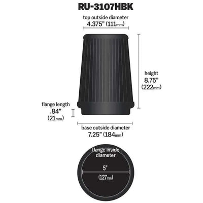 K&N Engineering RU-3107HBK