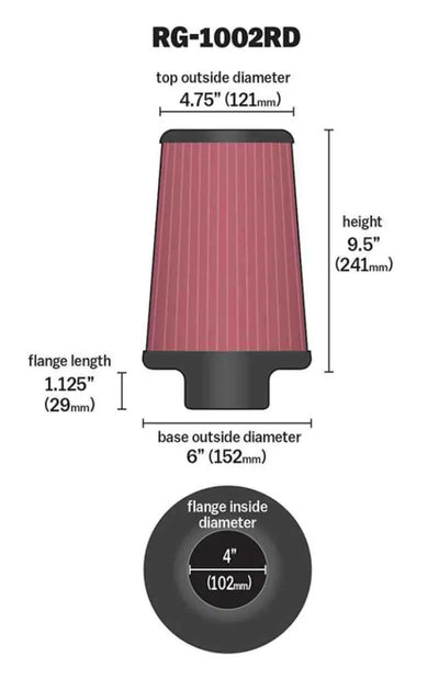 K&N Engineering RG-1002RD