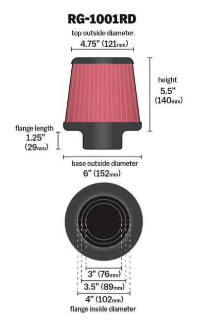 K&N Engineering RG-1001RD