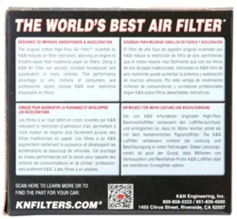 K&N Universal Rubber Filter 2 nch Top OD / 3.5 inch Base / 2.25 Flange ID / 4 Height - Truck & Automotive