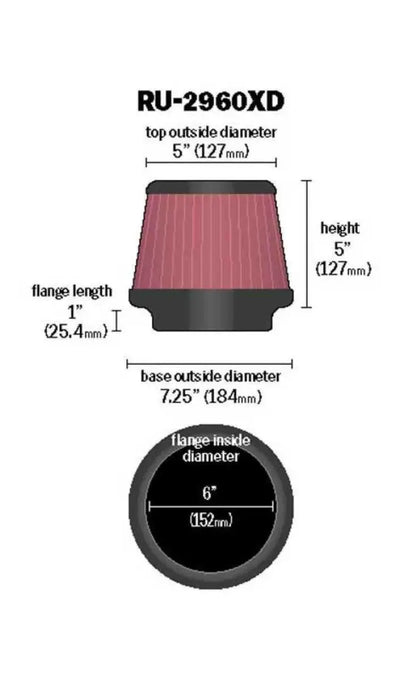 K&N Engineering RU-2960XD