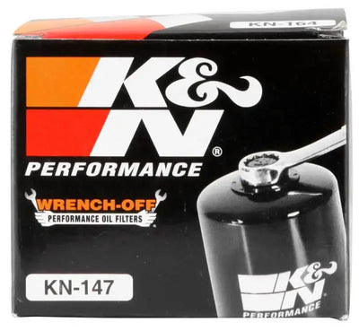 K&N oil filter box for Yamaha and Kymco bikes shown in the product image