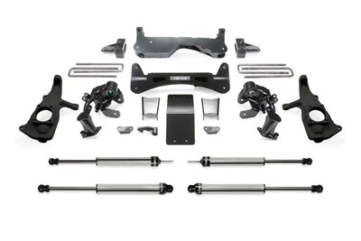 K1046DL Fabtech Lift Kit Suspension components enhance off-road capability, improve ride quality, and provide a customized look.