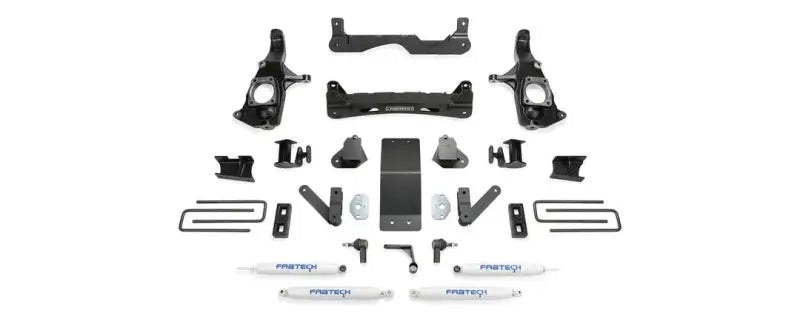 K1123 Fabtech 4' Basic Sys W/Perf Shks 2011-17 Gm
