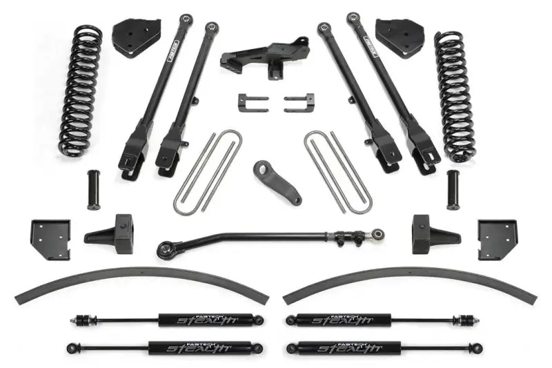 K2266M Fabtech 8' 4Link Sys W/Coils/Stelth Shks