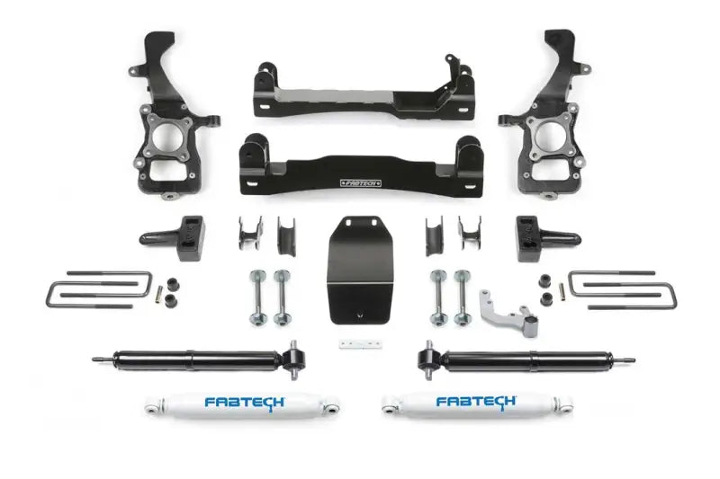 K2386 Fabtech 4' Basic Sys W/ Rr Perf Shks 2021 F