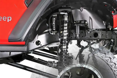 Black and silver K4151DL Fabtech coilover conversion shock absorber with red accents