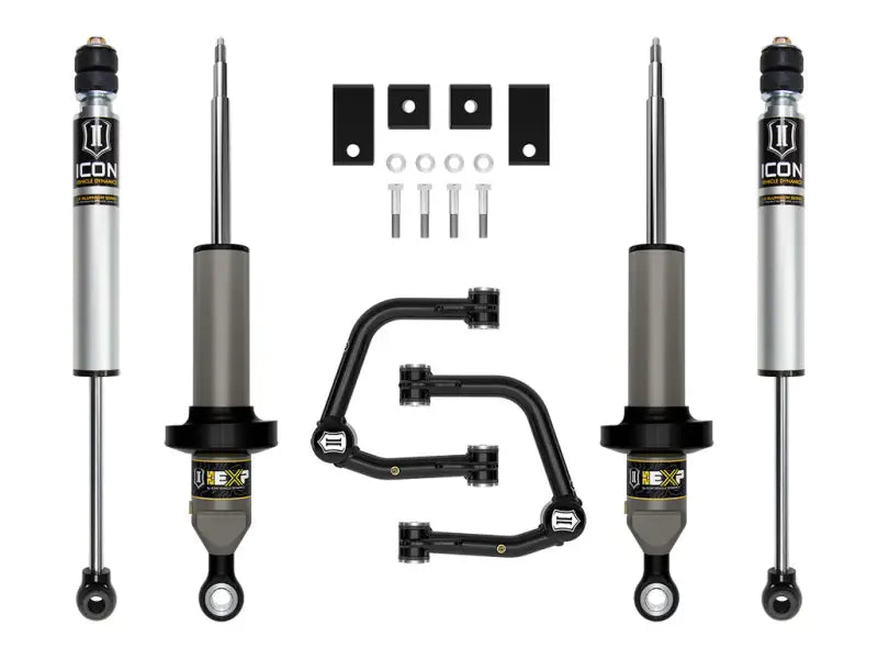 K53192T Icon 22-Up Tundra 2-3' Stage 2 Suspension components displayed, ideal for truck accessories, RV, automotive, powersports, marine, exterior, interior, truck bed, RV parts, AVADA - Best Sellers