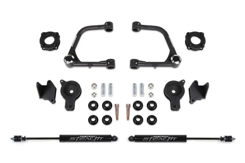 K7089M Fabtech 3' Uca Kit W/Uniballs & Fr Shk Spcr