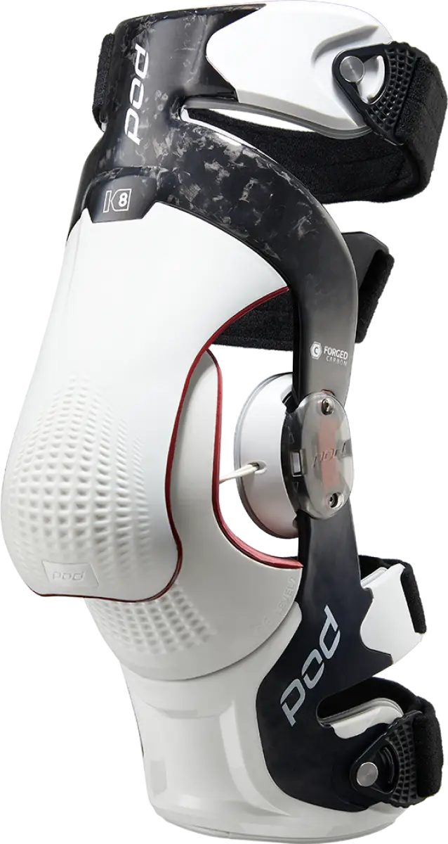 K8 3.0 Knee Brace Carbon (Lt) Carbon/White 2x - POD