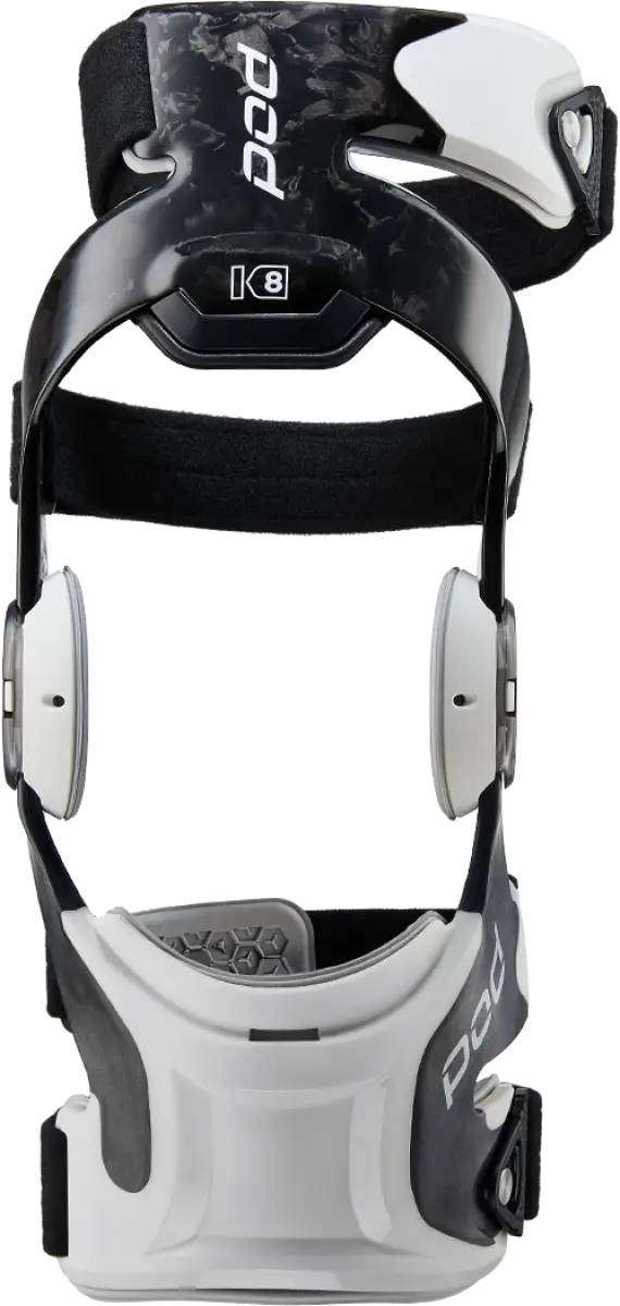 K8 3.0 Knee Brace Carbon (Lt) Carbon/White 2x - POD
