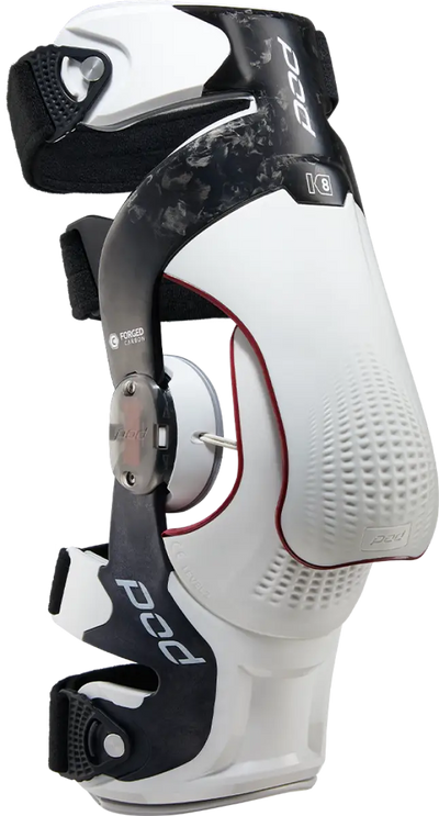 K8 3.0 Knee Brace Carbon (Rt) Carbon/White 2x - POD