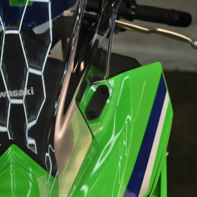 New Rage Cycles 24+ Kawasaki 500 Ninja Block Off Plates - New Rage Cycles