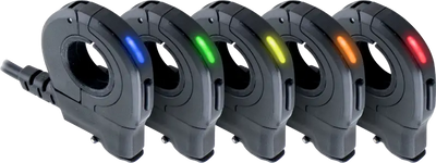 Black clamp meters with colored lights for KB011000 Thumb Switch W Type C Charger