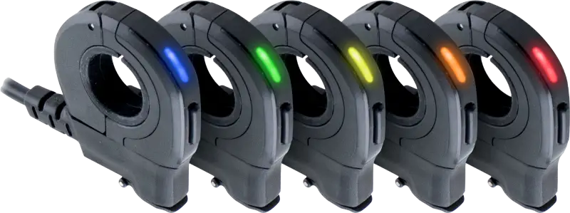 Black clamp meters with colored lights for KB011000 Thumb Switch W Type C Charger