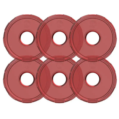 KC HiLiTES Cyclone V2 LED - Replacement Lens - Red - 6-PK - 4413