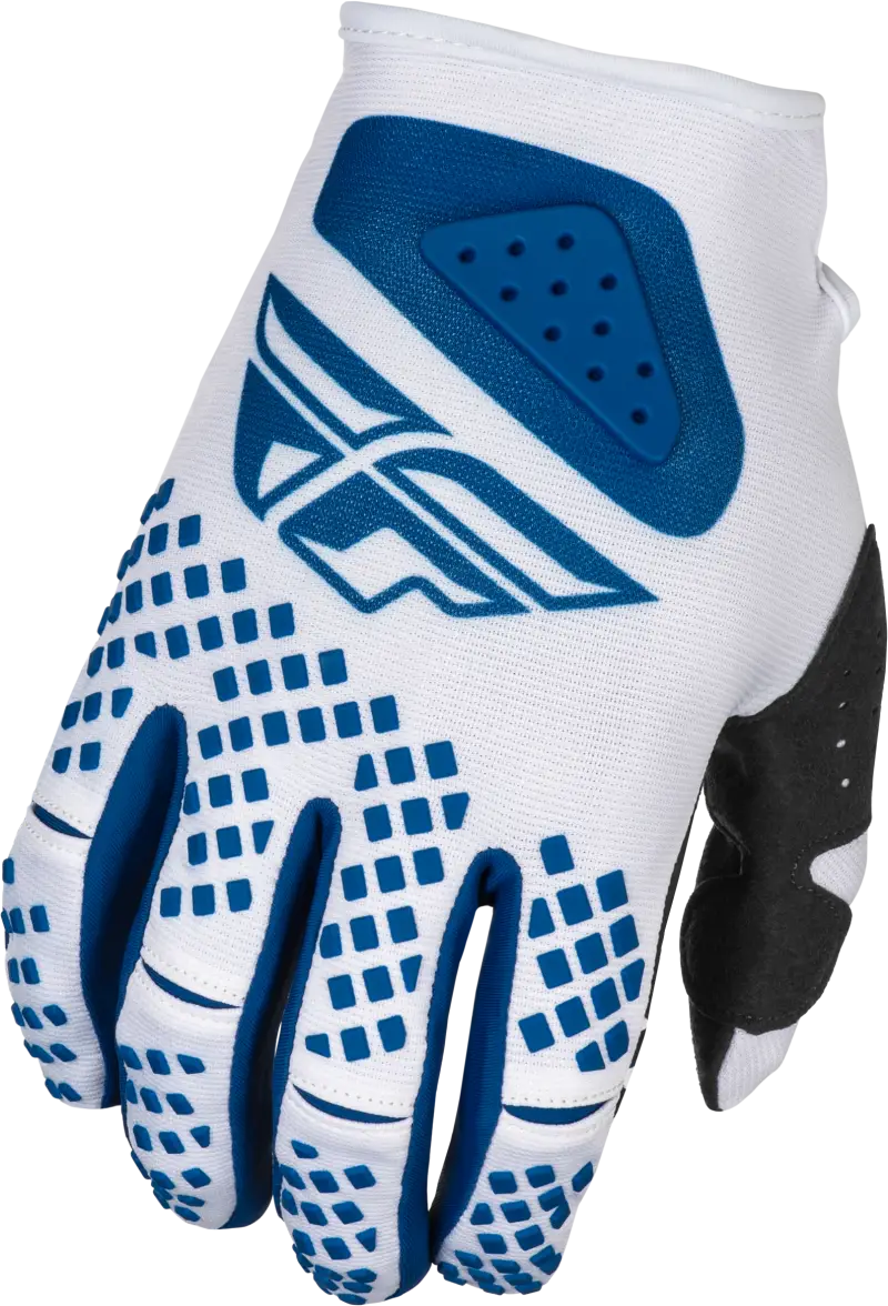 Kinetic Center Gloves White/Navy Md