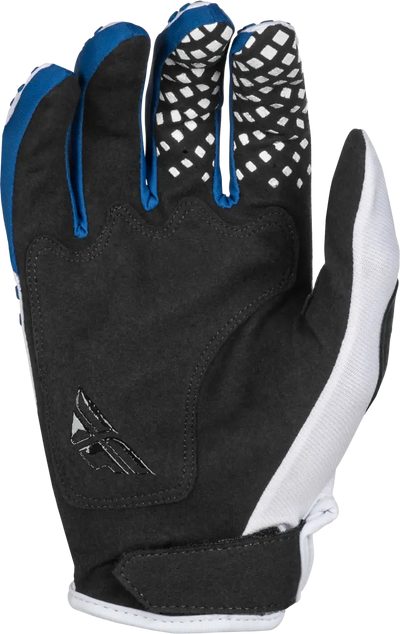 Kinetic Center Gloves White/Navy Sm