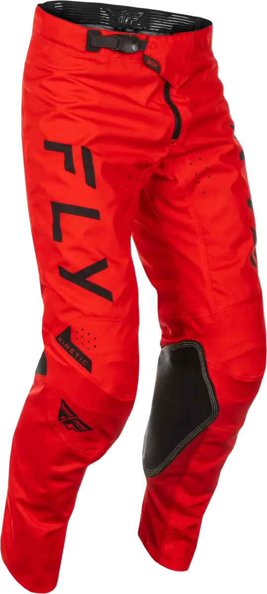 Red motocross pants Kinetic Center for motorcycle gear, perfect for rv parts & accessories