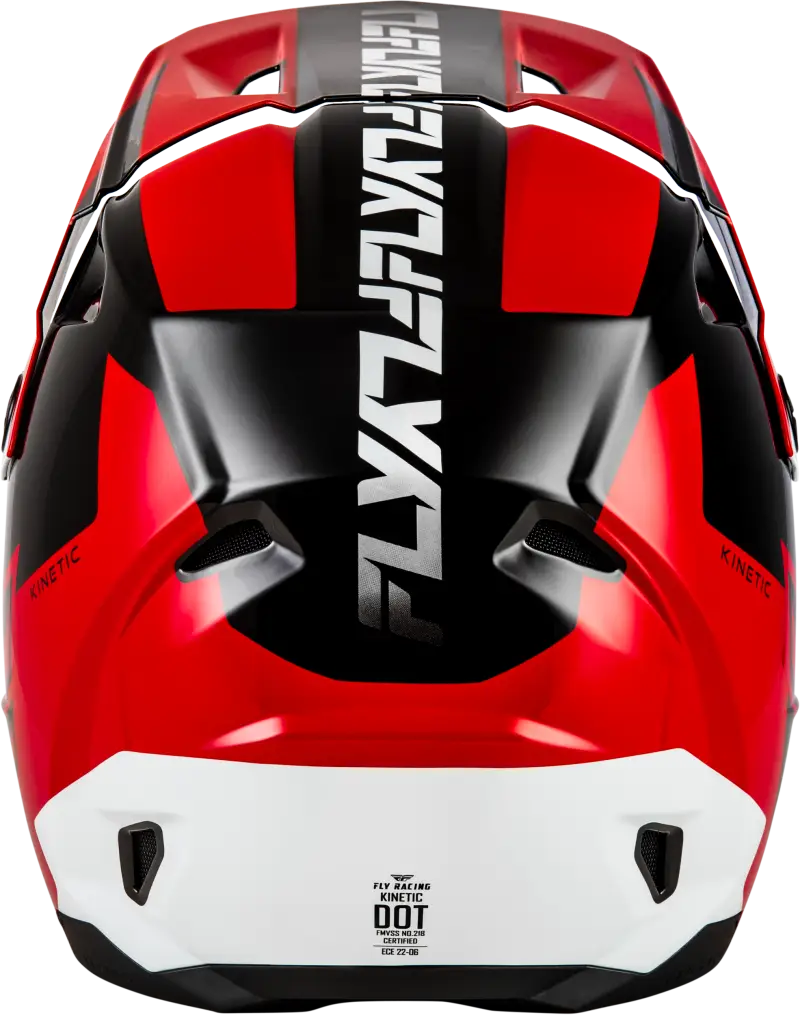 Kinetic Crest Helmet Red/Black/White Xl - FLY RACING