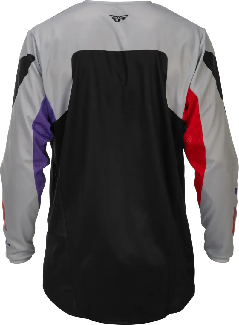 Kinetic Jersey Grey/Red/Purple/Black Xl - FLY RACING