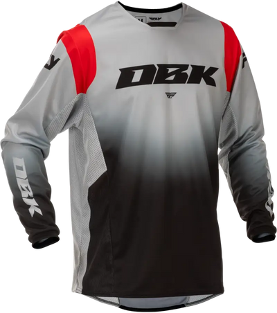 Kinetic Dbk Jersey Grey/Black/Red Xl - FLY RACING