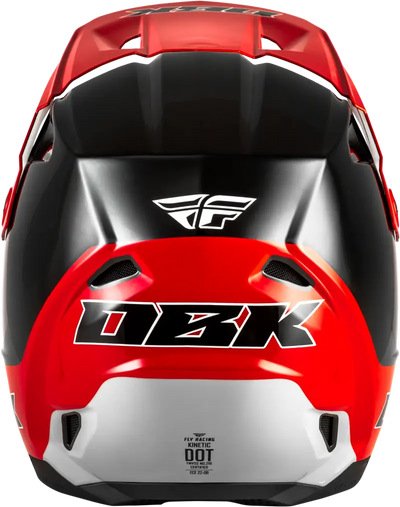 Kinetic Dbk Helmet Black/Red/Grey Md - FLY RACING