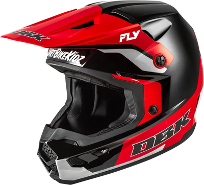 Kinetic Dbk Helmet Black/Red/Grey Xl