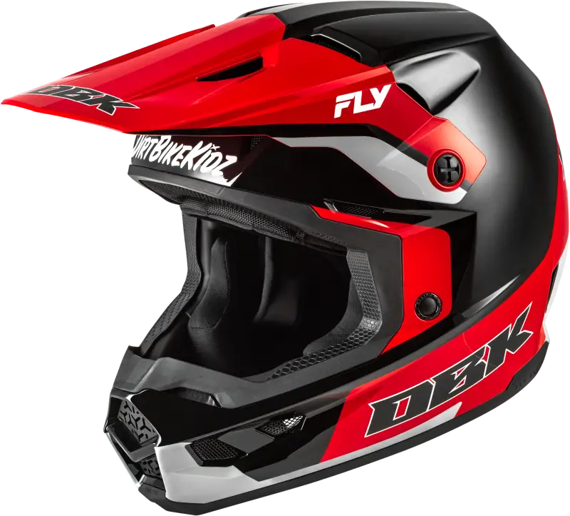 Kinetic Dbk Helmet Black/Red/Grey Xl