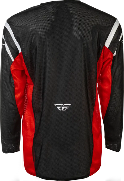 Kinetic Mesh Center Jersey Black/White/Red Md - FLY RACING
