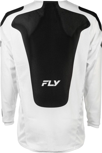 Kinetic Mesh Sym Jersey White/Black Md - FLY RACING
