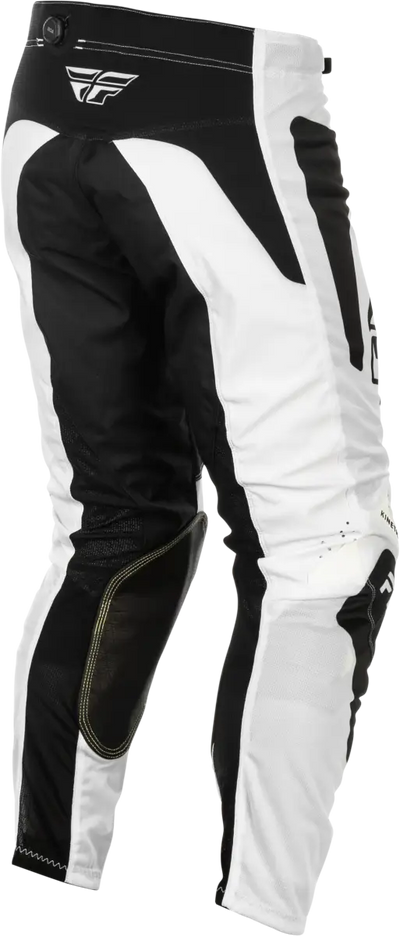 Kinetic Mesh Sym Pants White/Black Sz 32 - FLY RACING