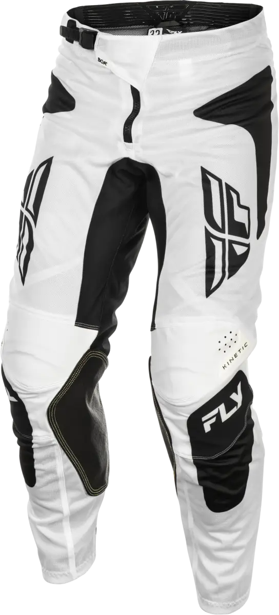 Kinetic Mesh Sym Pants White/Black Sz 36 - FLY RACING